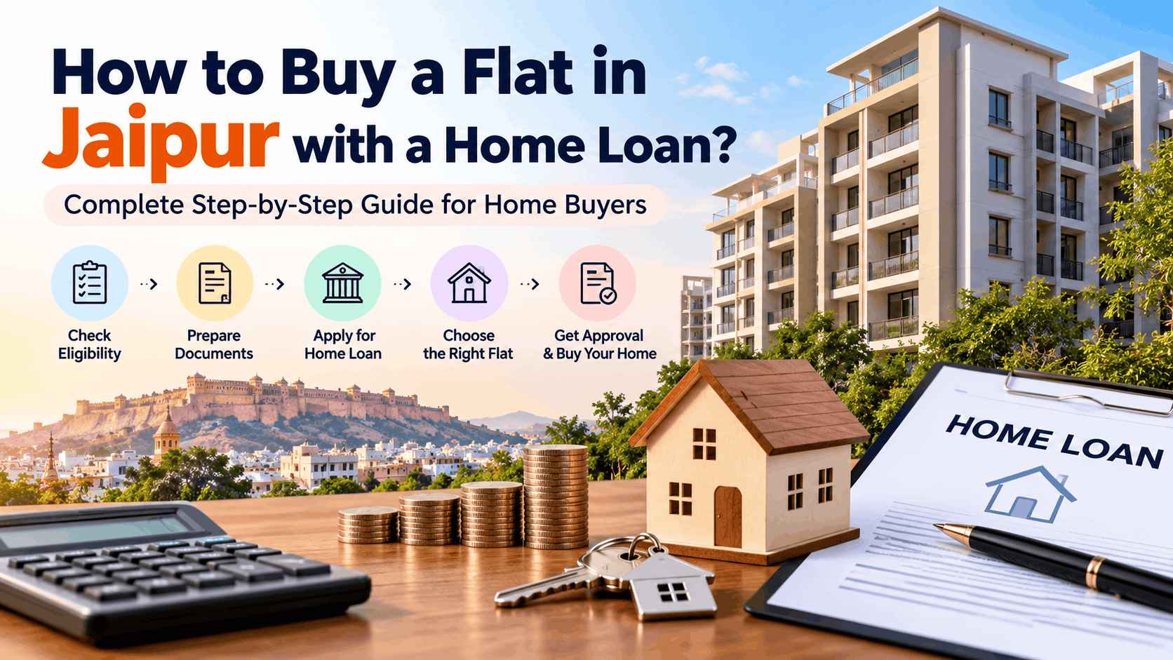 How to Buy a Flat in Jaipur with a Home Loan?